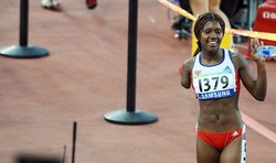 Cuban runner Yunidis Castillo became the Latin American queen of the womens 200m 	